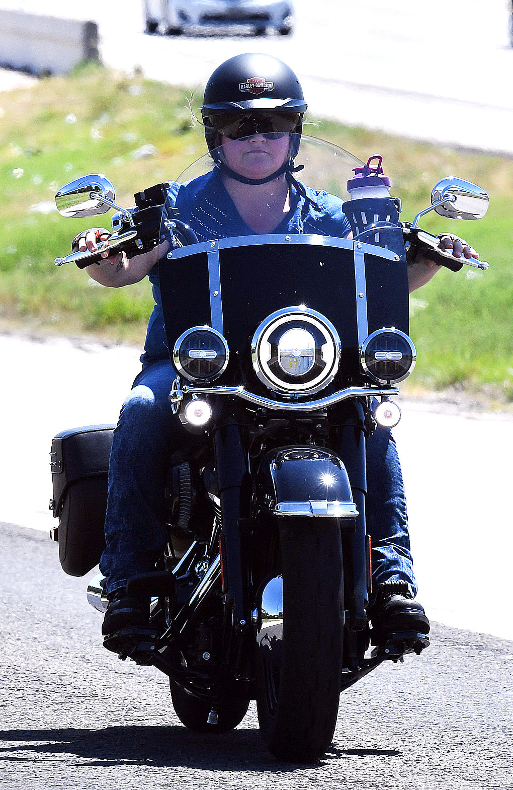 Hundreds of bikers ride in 9/11 memorial